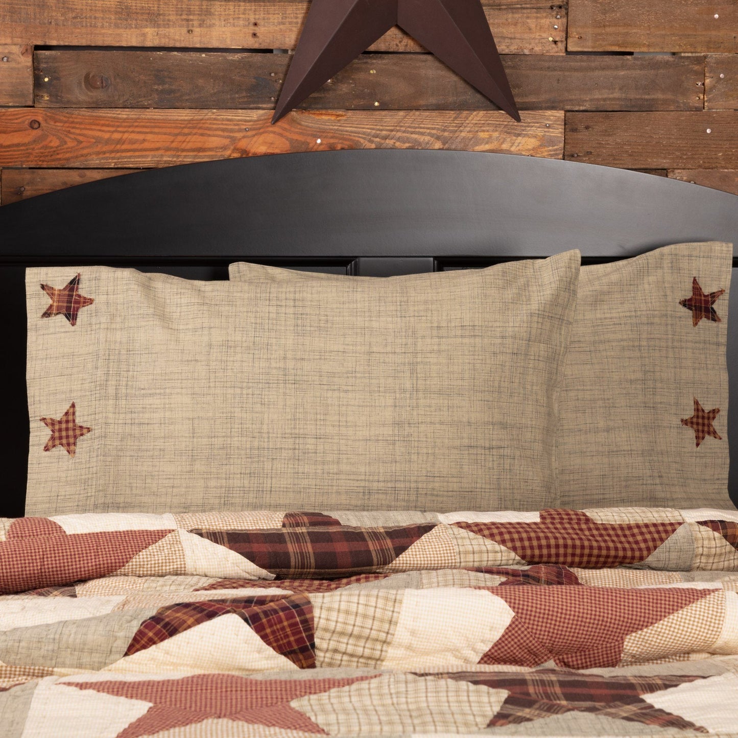Abilene Star Standard Pillow Case - Set of 2