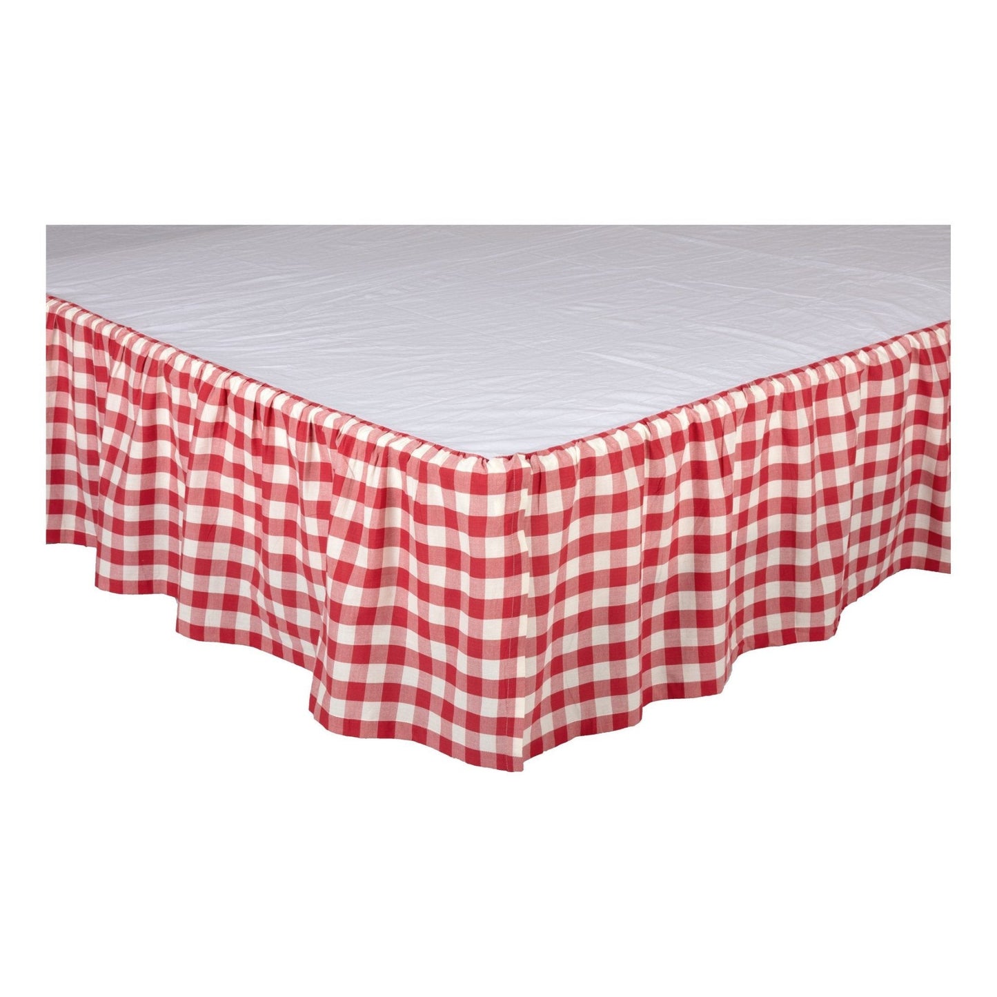 Annie Red Buffalo Check Bed Skirt
