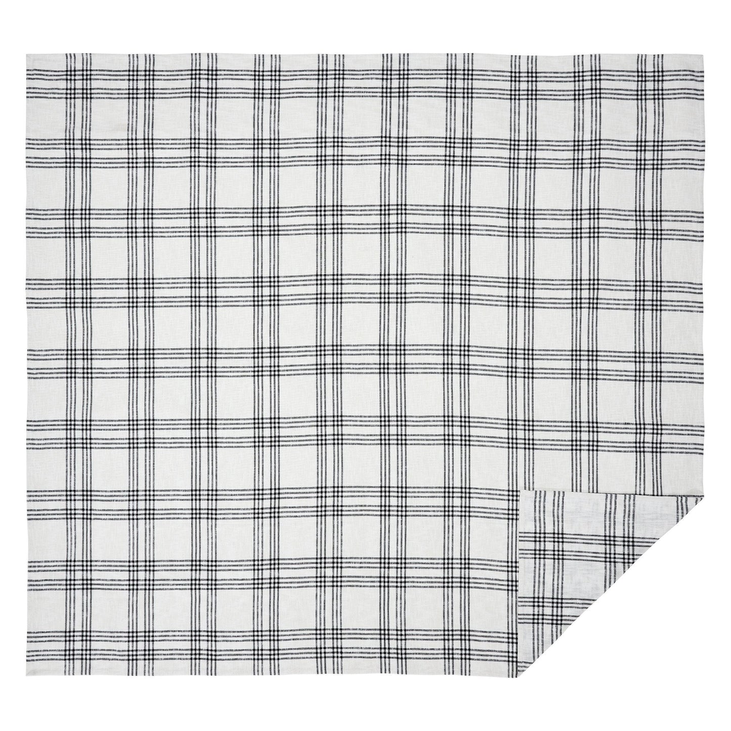 Black Plaid Coverlet King Coverlet- Primitive Star Quilt Shop
