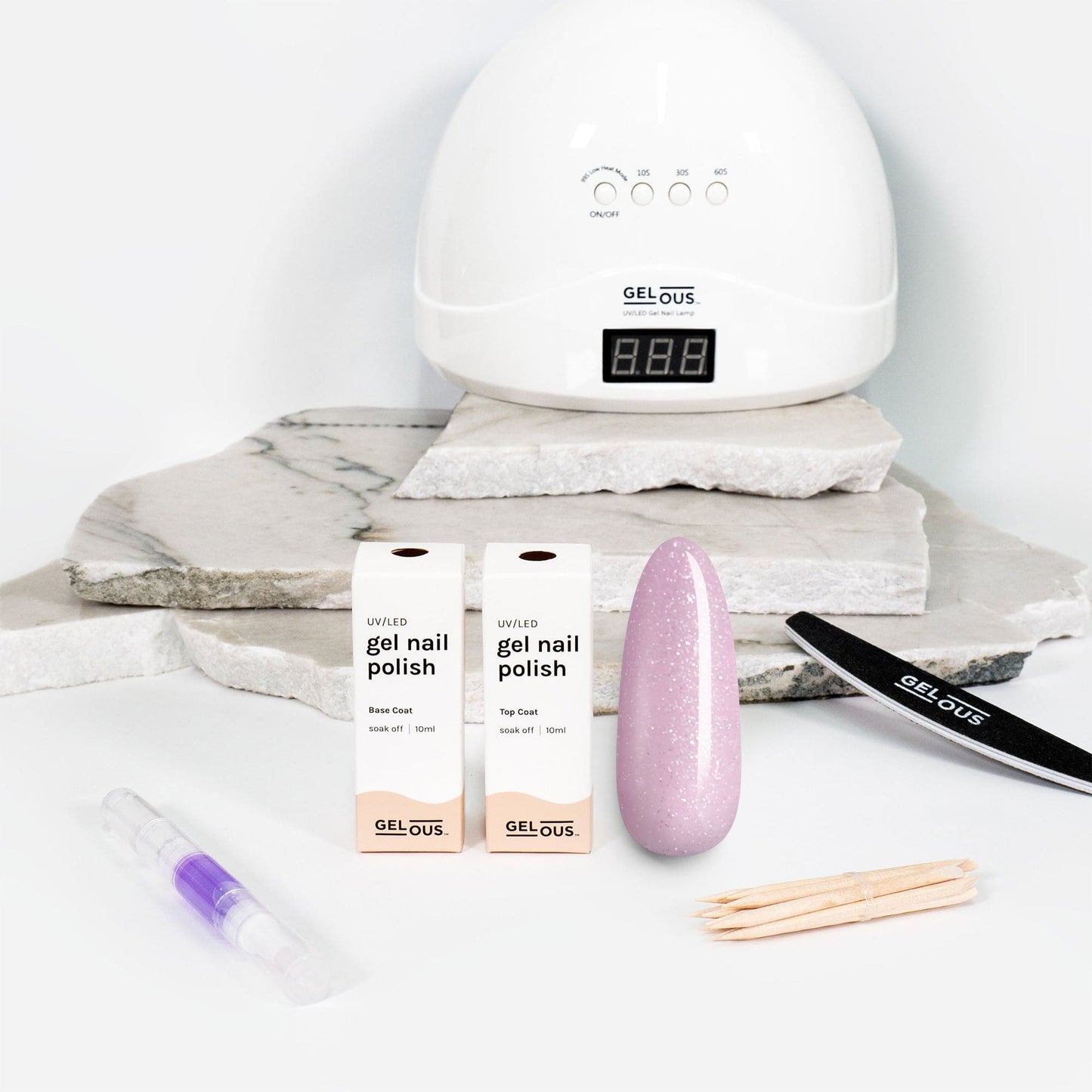 Gelous gel nail polish Baby Cakes Essentials Pack - photographed in New Zealand