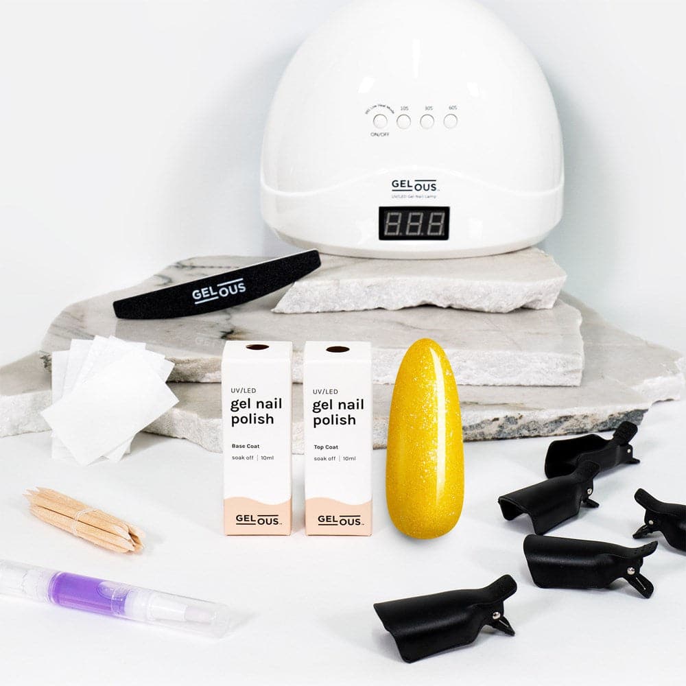 Gelous gel nail polish Walking on Sunshine Starter Pack - photographed in New Zealand