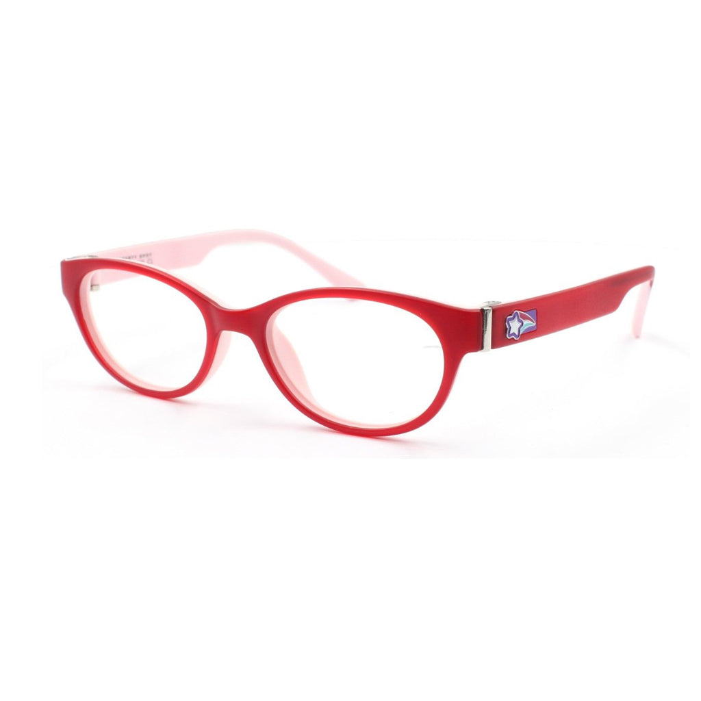 Rec Specs Active Z8-Y60 in Satin Red/Pink angled view