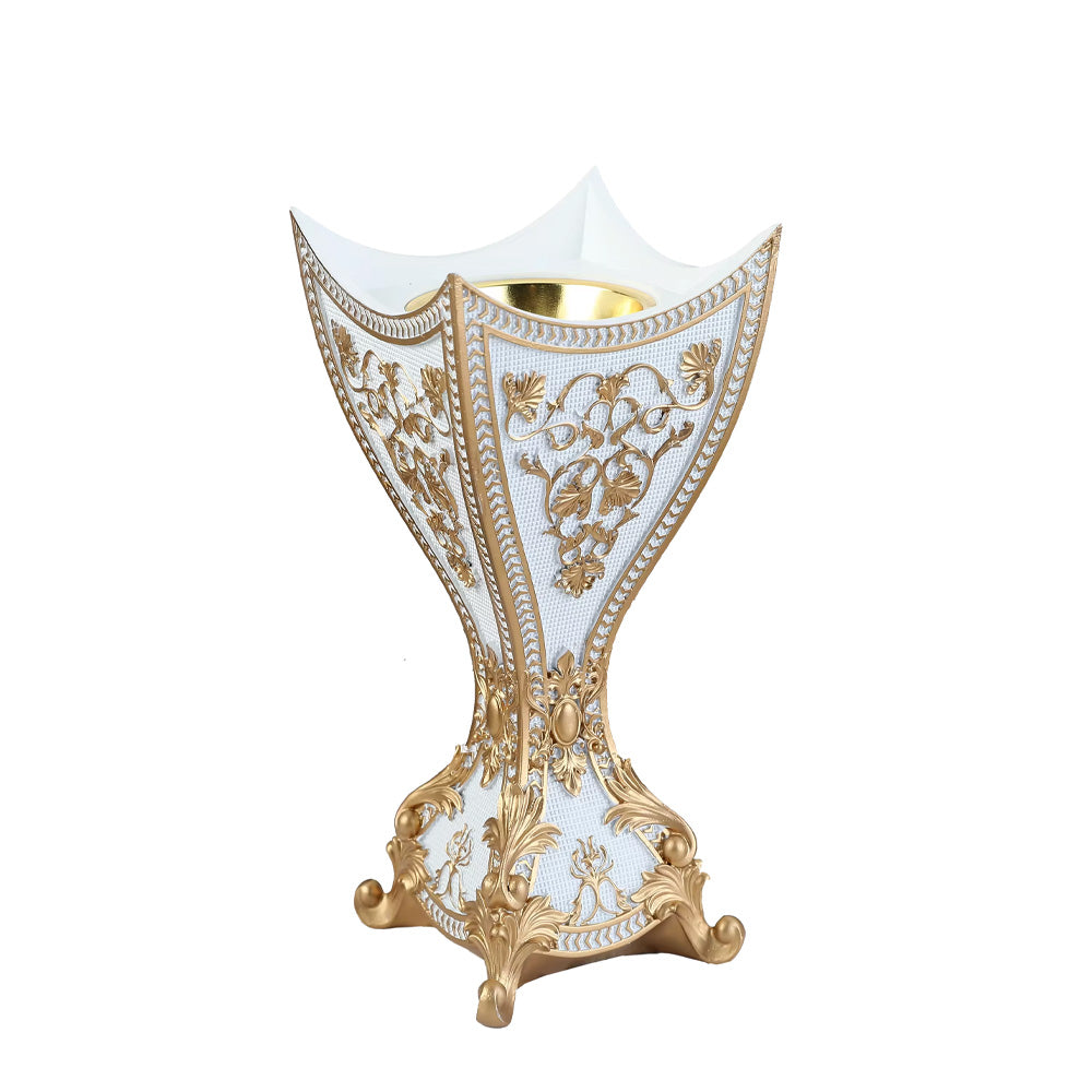 White Bakhoor Oud Incense Burner