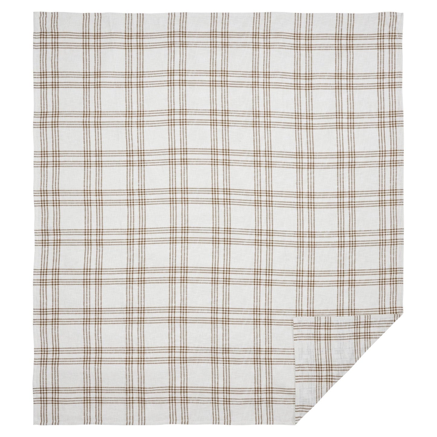 Wheat Plaid Coverlet Queen Coverlet- Primitive Star Quilt Shop