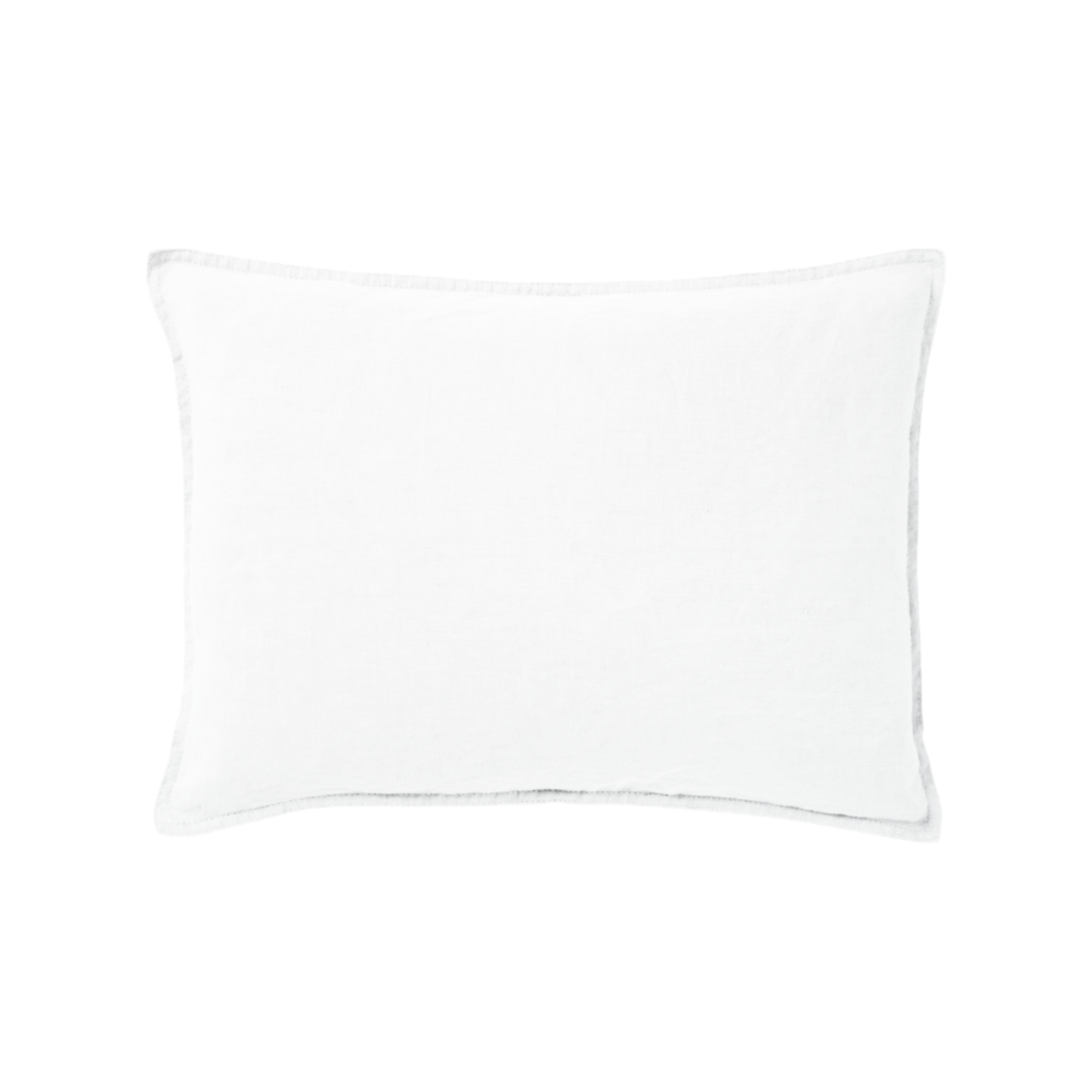Boudoir Sham of White Yves Delorme Originel Bedding