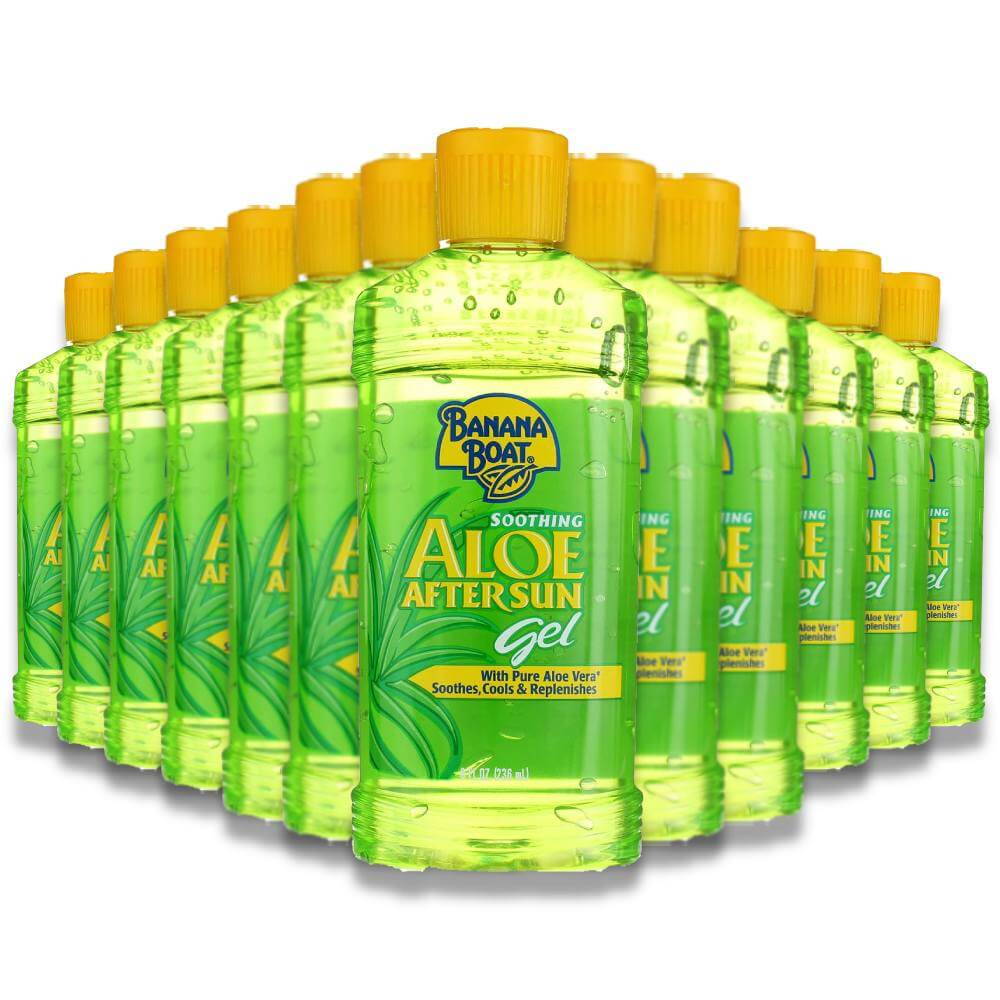 Banana Boat - Aloe After Sun Gel - 8 Oz - 12 Pack