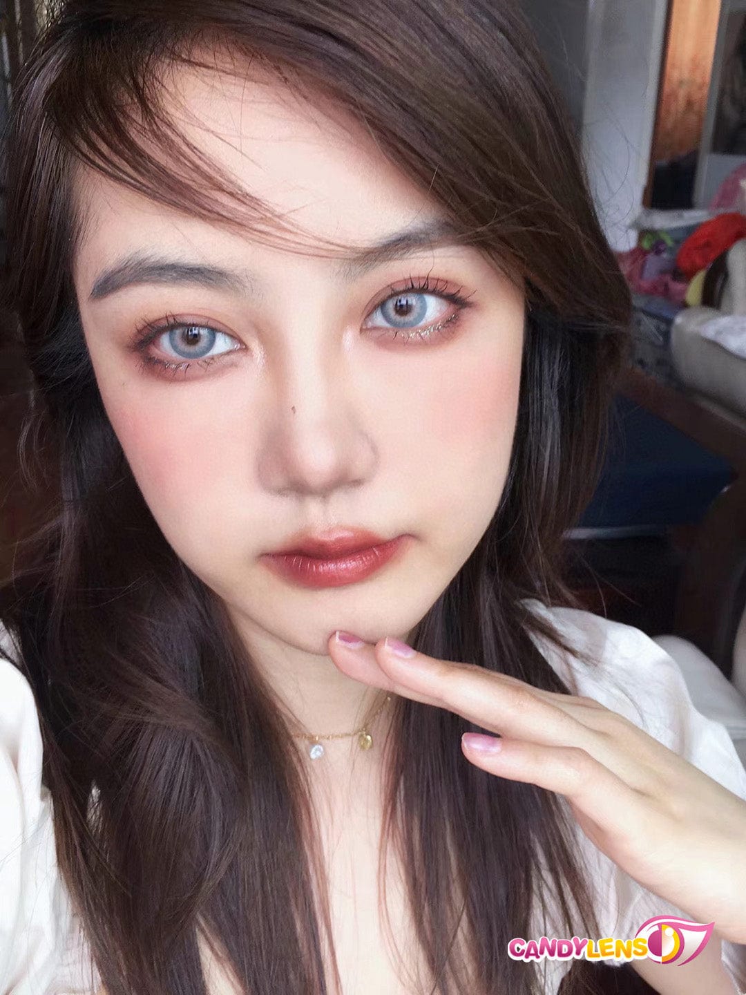 Pola Blue Color Contacts