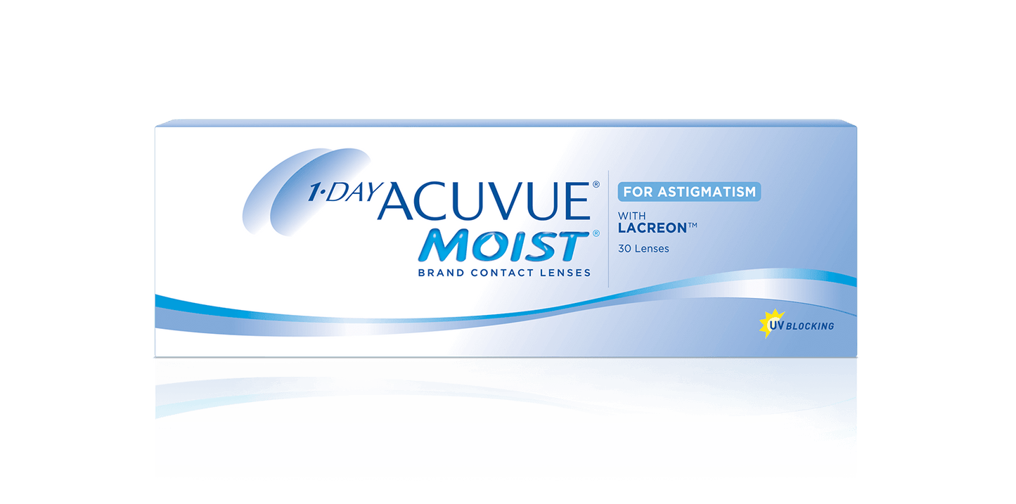 Acuvue Oasys 1-Day Moist for Astigmatism 30 Pack - $40/box