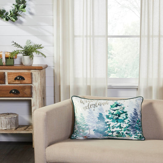 Winter Wonderland Pillow 14x22"