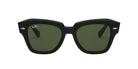0RB2186 Sunglasses Ray Ban 49 901/31 - BLACK Green