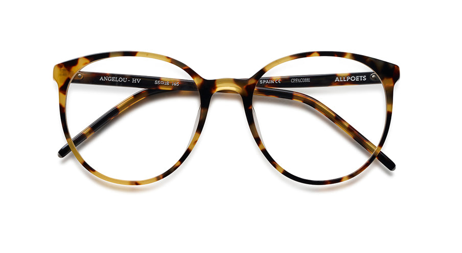 All Poets Angelou Spain unisex glasses eyewear havana front