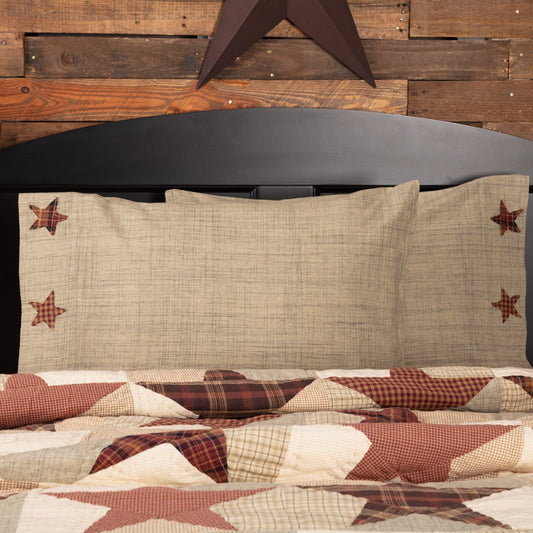 Abilene Star Standard Pillow Case - Set of 2
