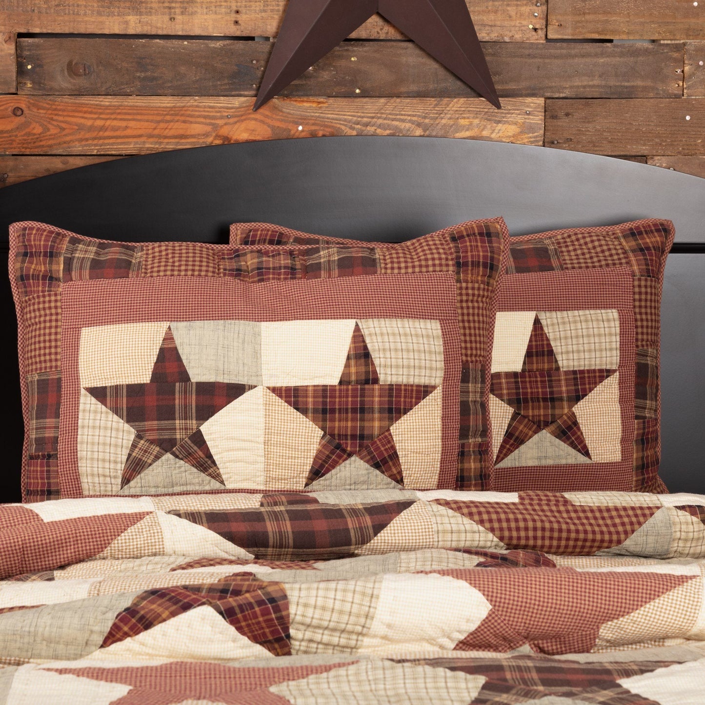 Abilene Star Quilted Standard Sham 21x27"