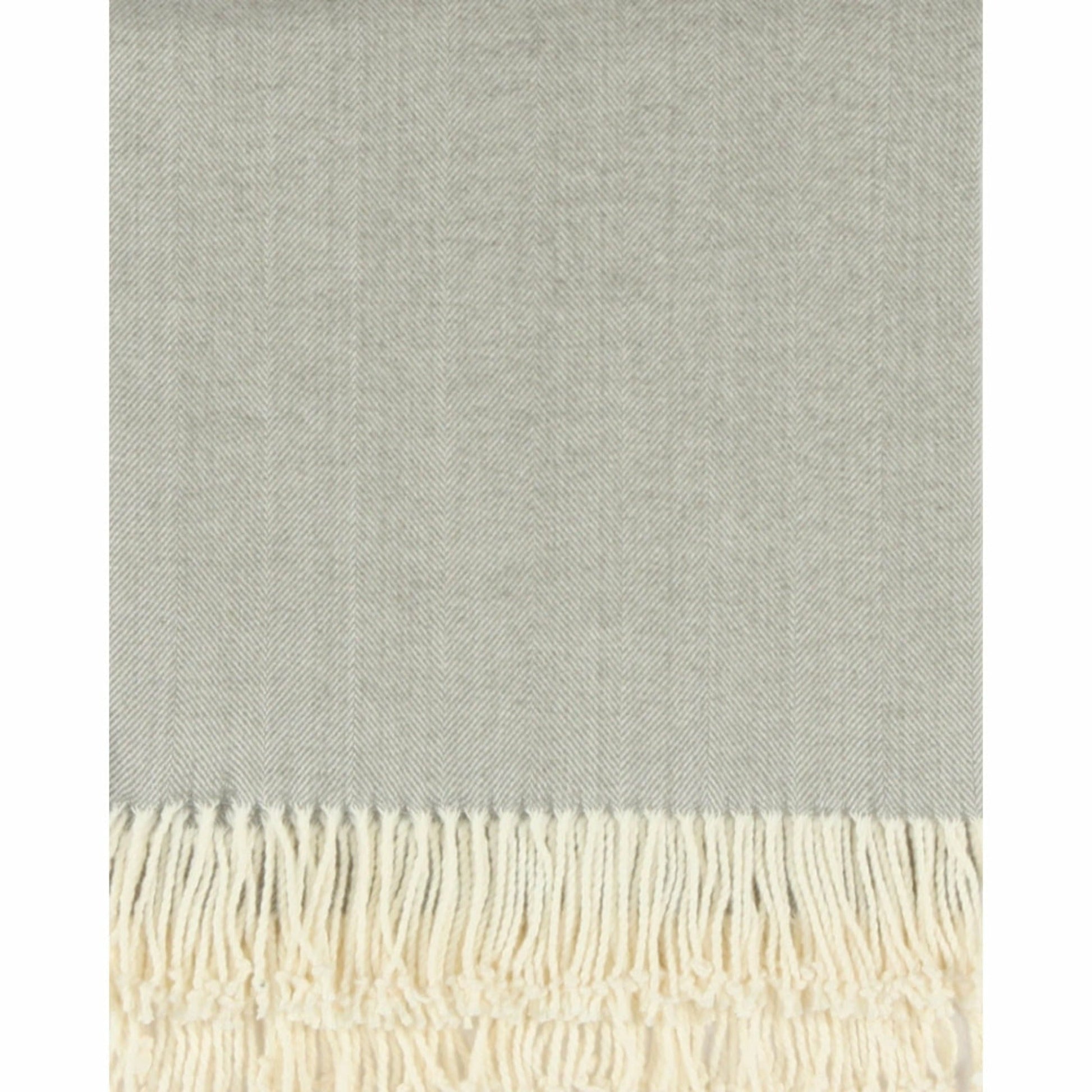 Alashan Adirondack Herringbone Throw Main Shadow Fine Linens