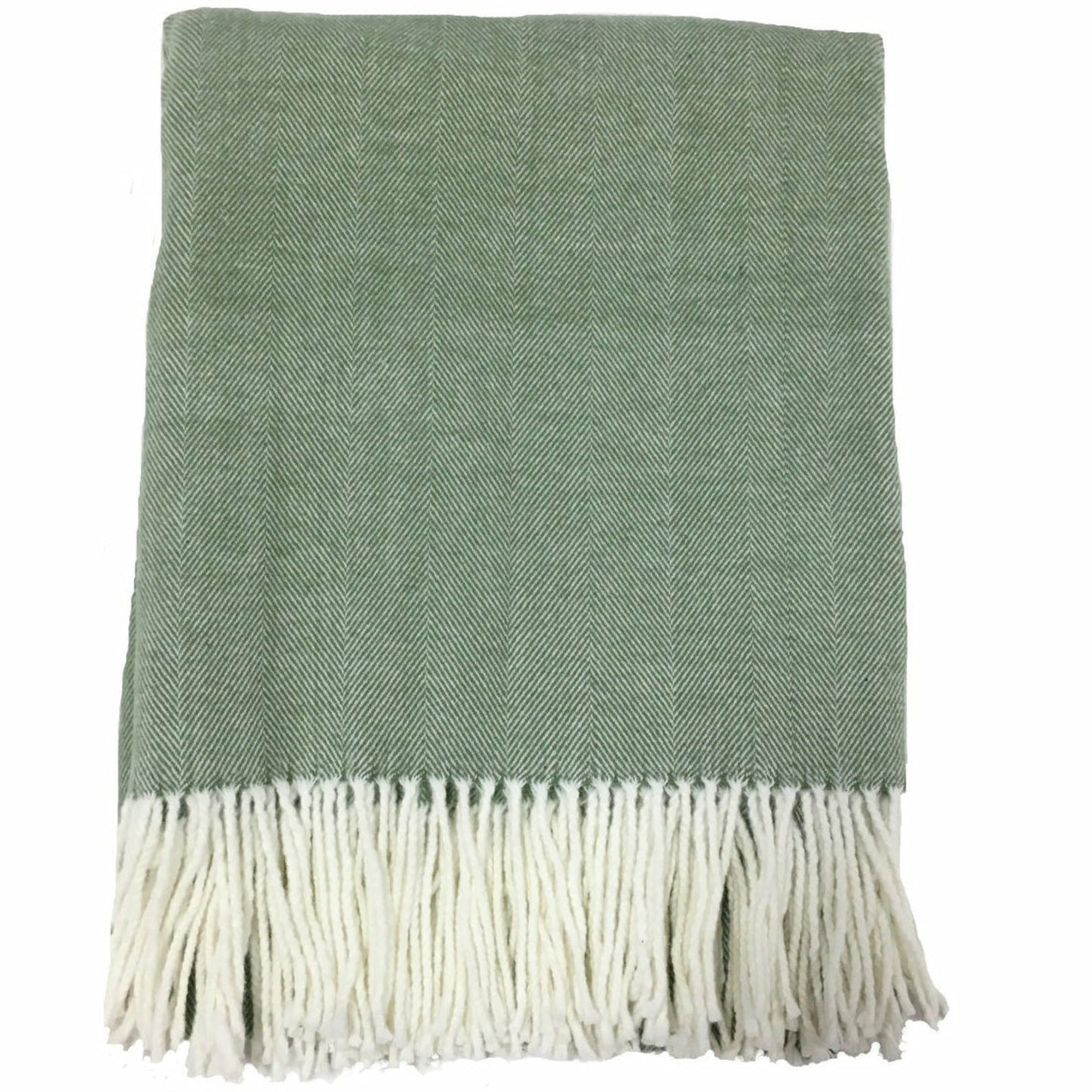 Alashan Adirondack Herringbone Throw Main Beach Grass Fine Linens