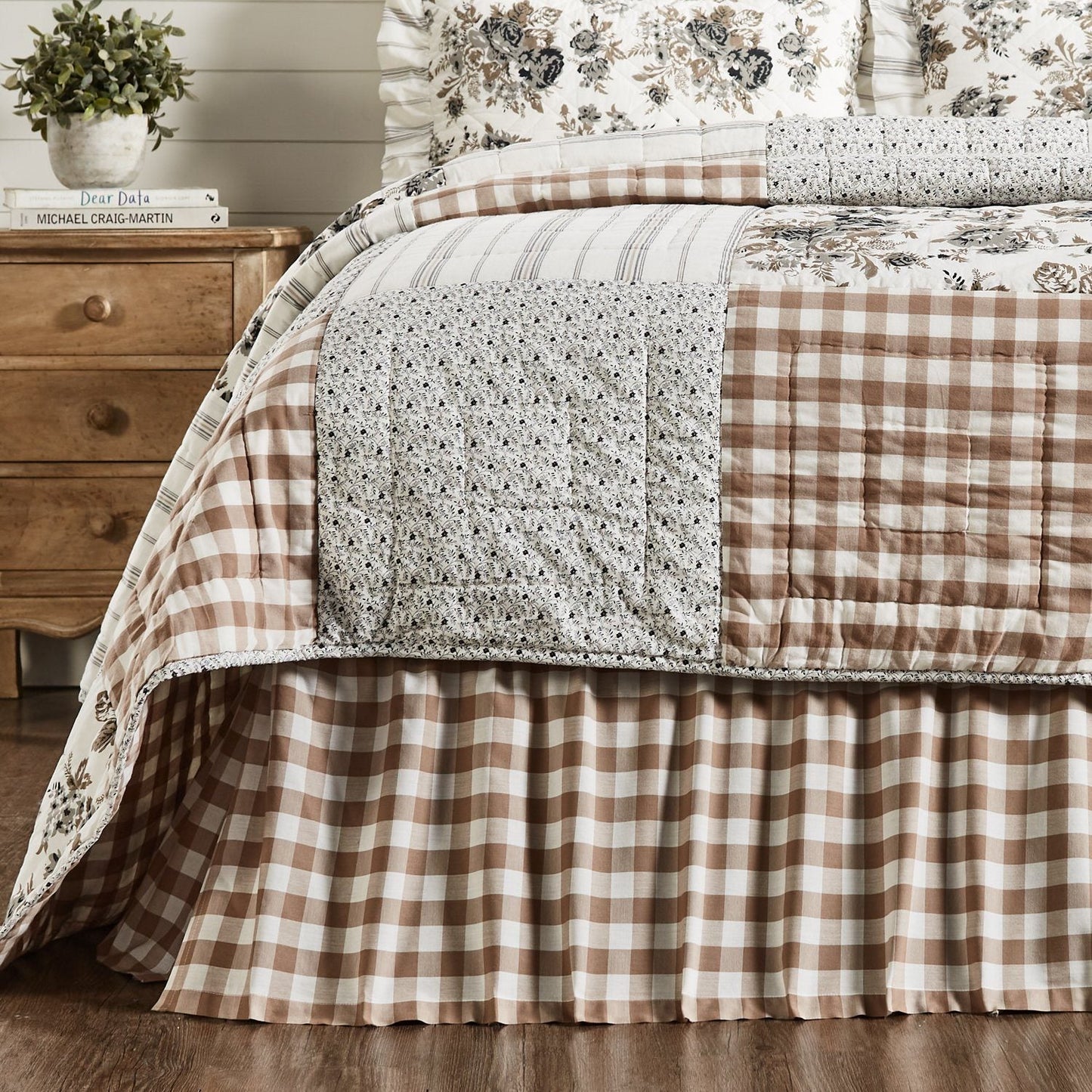 Annie Portabella Buffalo Check Bed Skirt