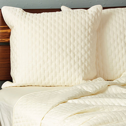 BedVoyage Rayon Viscose Bamboo Quilted Euro Sham