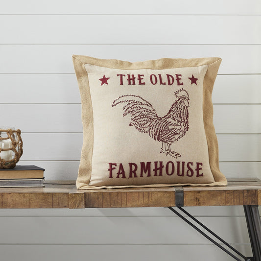 Cider Mill Olde Farmhouse Pillow 18" Filled