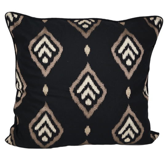 Concord Black Square Pillow