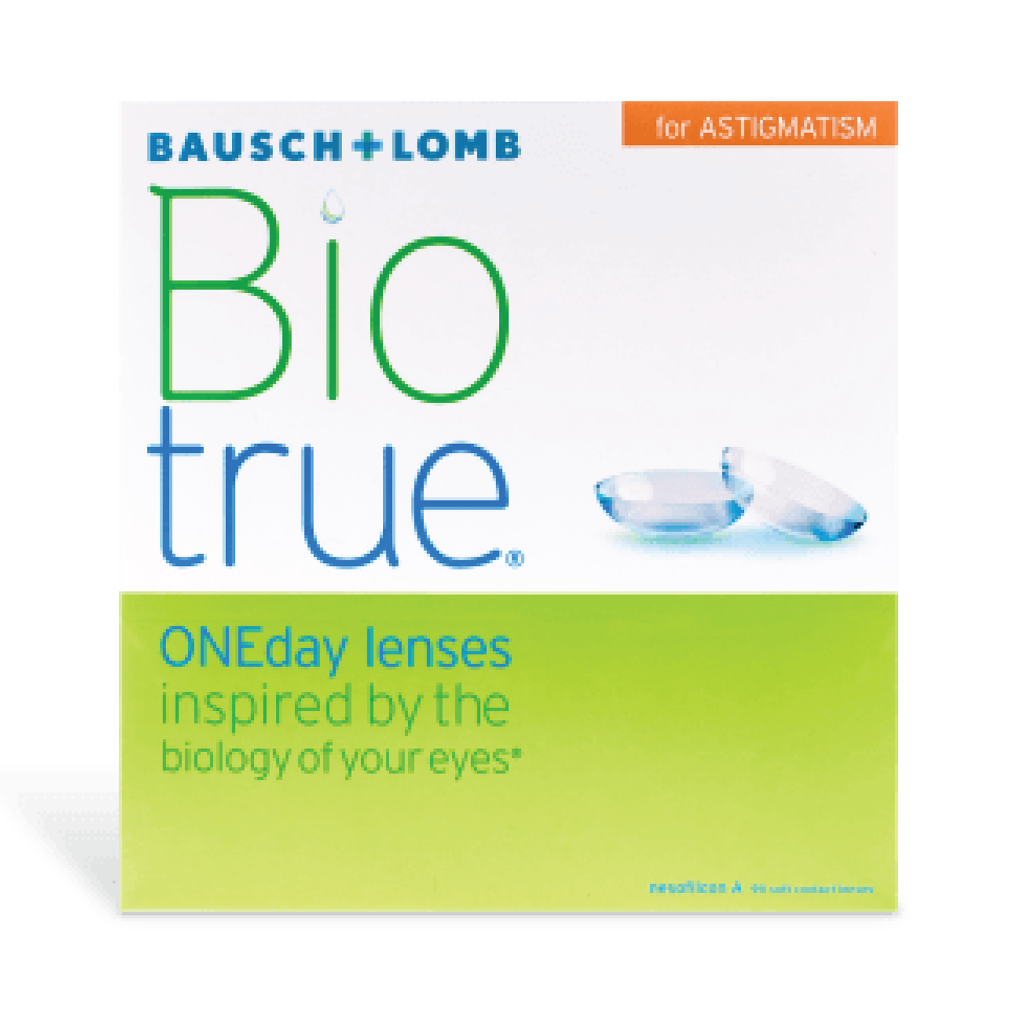 Biotrue One Day for Astigmatism toric contact lens - v sense optics bausch and lomb b&l daily disposable silicone hydrogel on eyes cornea affordable comfort sharp clear vision breathable wetting ability 90 pack