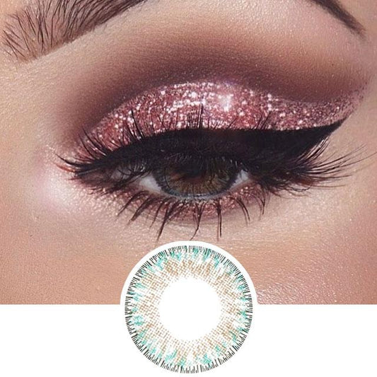 Green Color Contact Lenses - 4 Tone