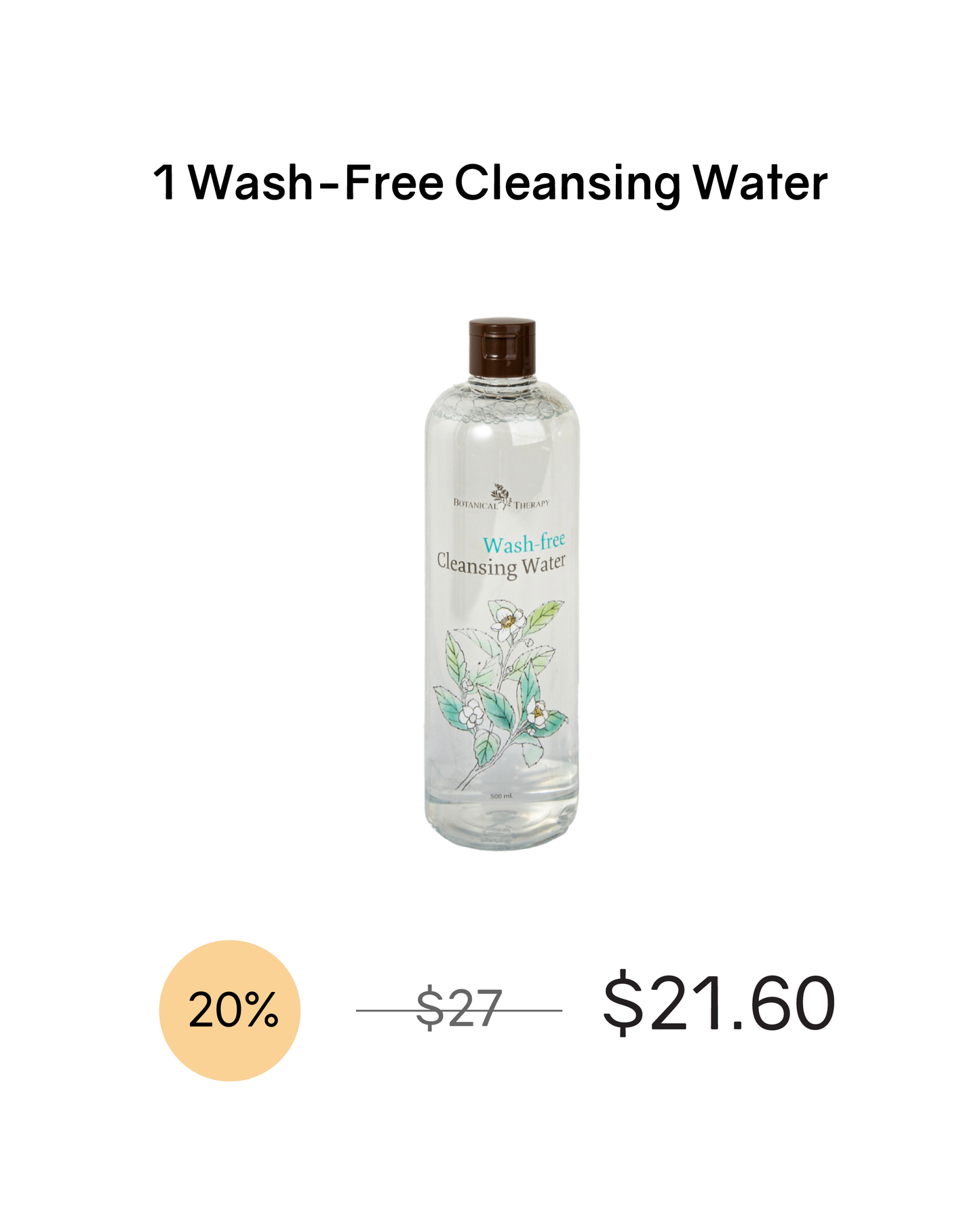 [PROMO] Botanical Therapy Wash-Free Cleansing Water