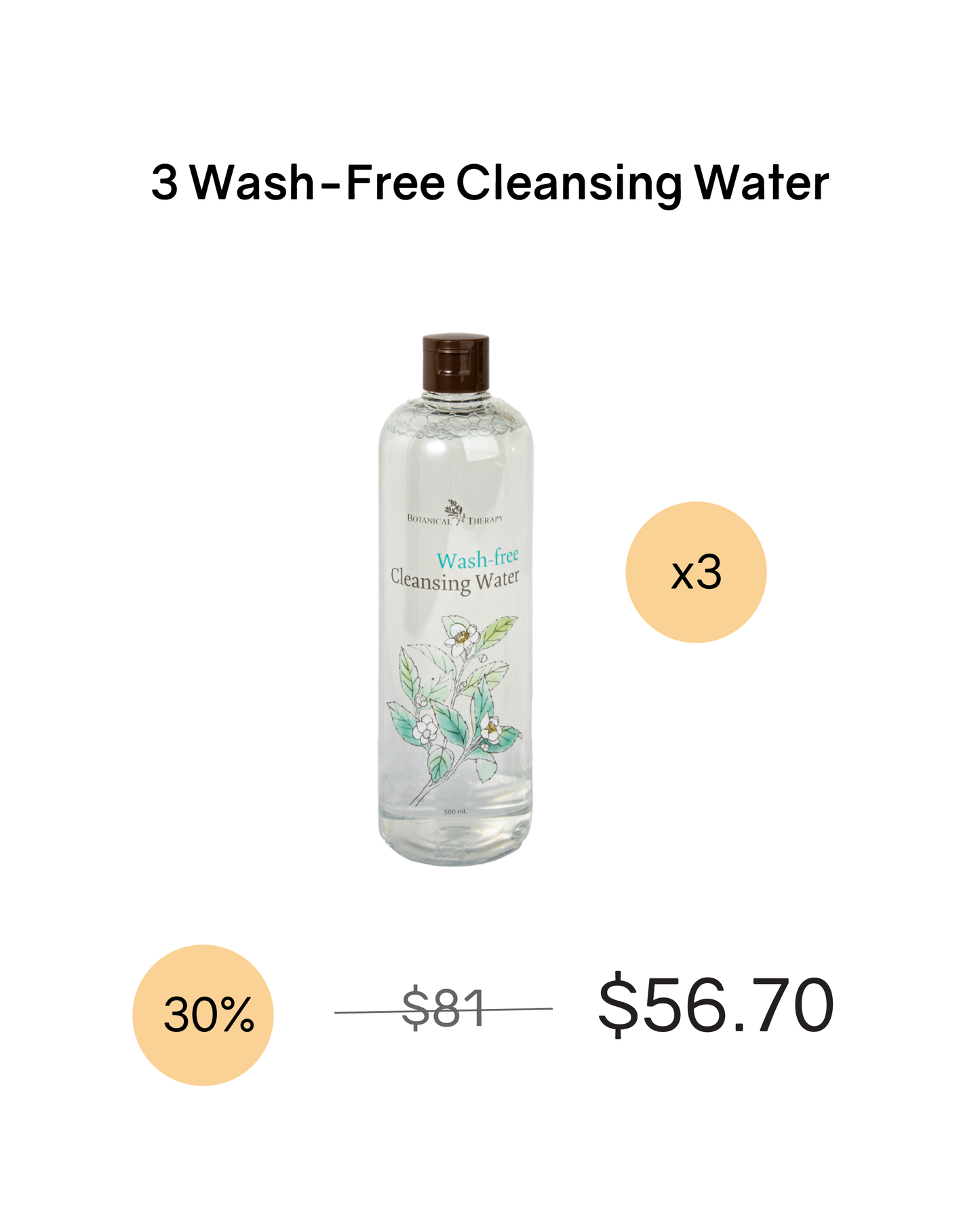 [PROMO] Botanical Therapy Wash-Free Cleansing Water