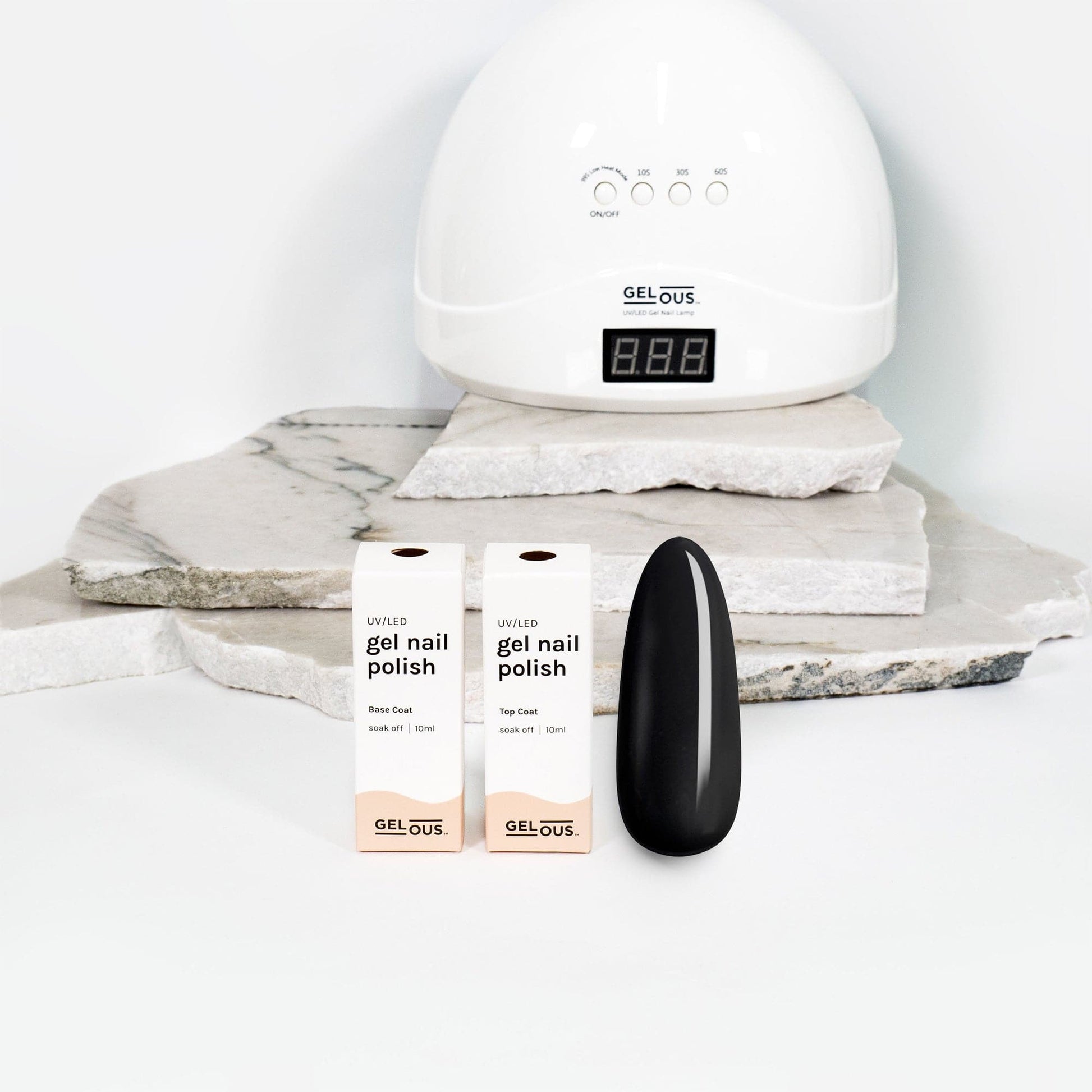 Gelous gel nail polish Black Out Basic Pack - photographed in New Zealand