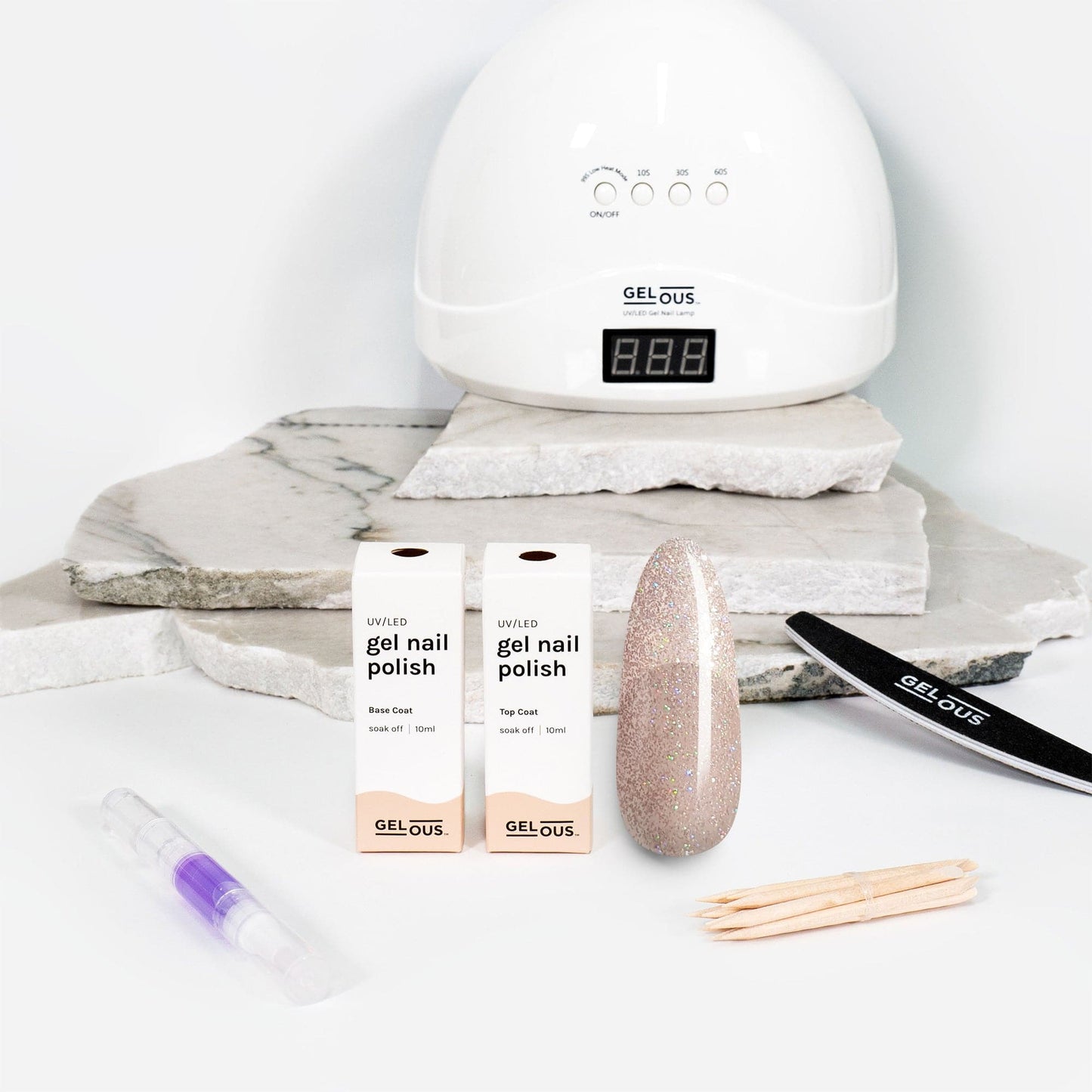 Gelous gel nail polish Wanderlust Essentials Pack - photographed in New Zealand