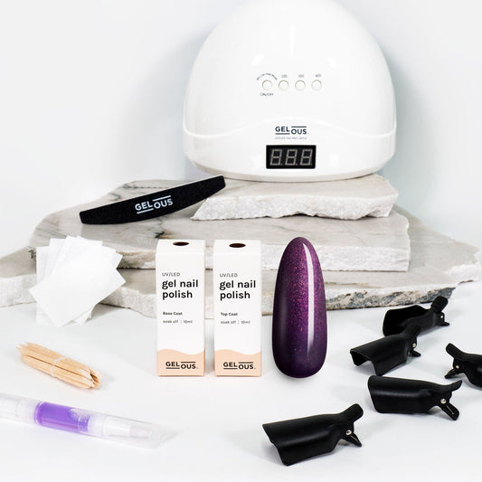 Gelous gel nail polish Witching Hour Starter Pack - photographed in New Zealand
