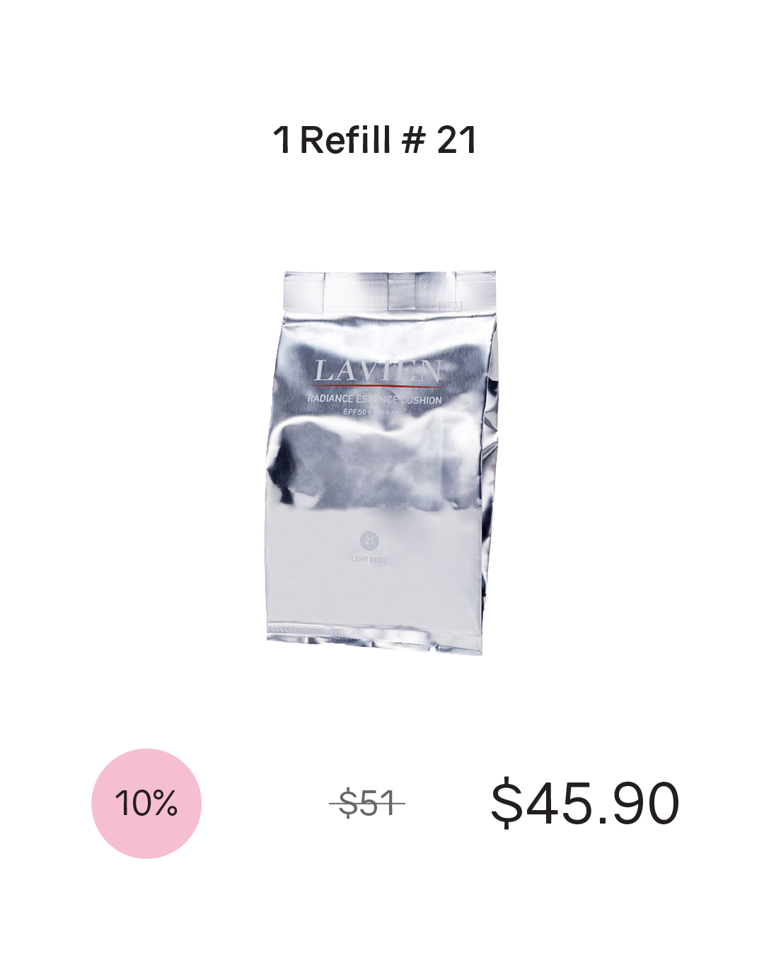 [PROMO] Lavien Radiance Essence Cushion SPF50+/PA++++ (Shade 21/23)