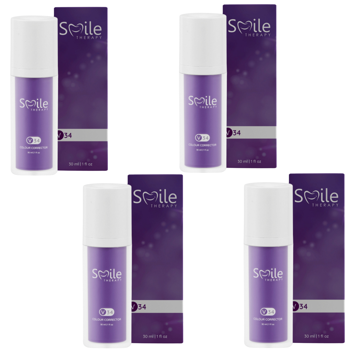 V34 Colour Corrector Serum | Purple Teeth Whitening Toothpaste DP2