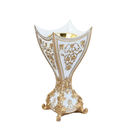 White Bakhoor Oud Incense Burner