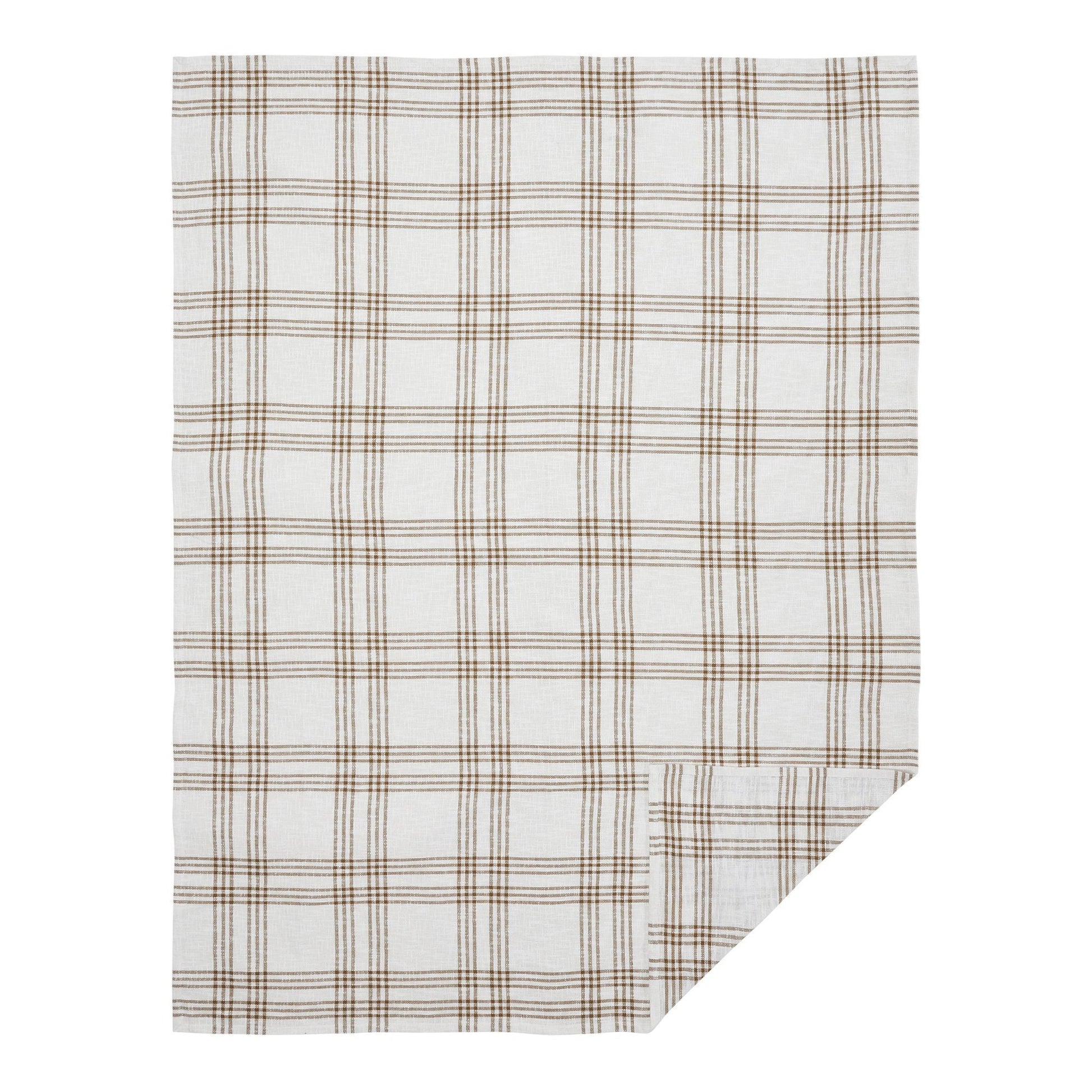 Wheat Plaid Coverlet Twin Coverlet- Primitive Star Quilt Shop