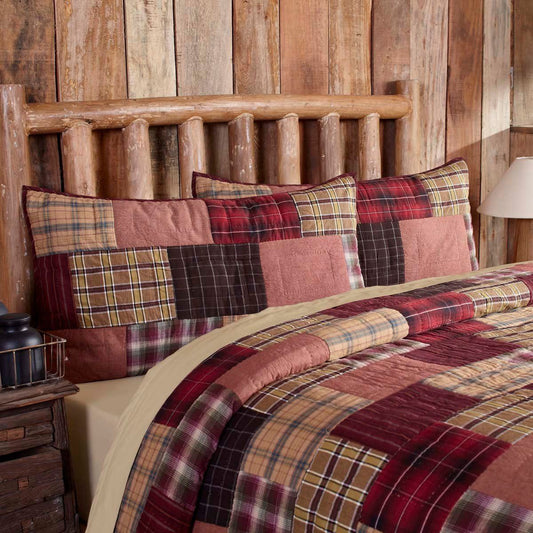 Wyatt Quilted King Sham 21x37"