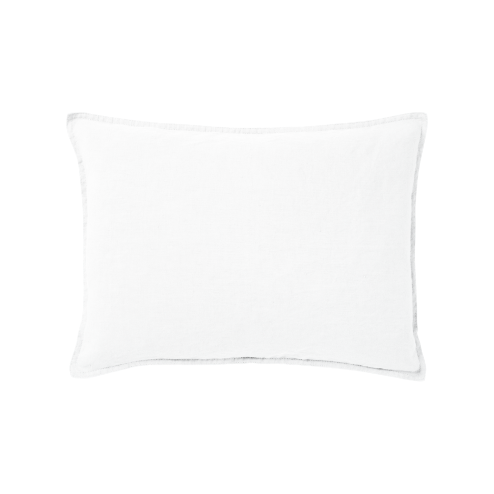 Boudoir Sham of White Yves Delorme Originel Bedding