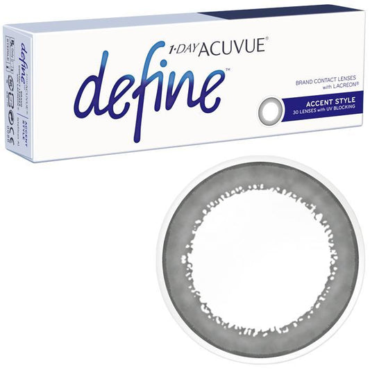 Acuvue Define Accent Style 1 Day Contact Lenses 30 Pack