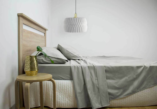 Ardor Queen Size 2500TC Cotton Rich Sheet Set (Grey Color)