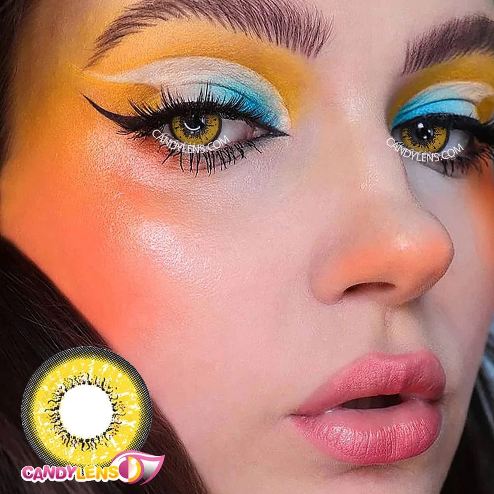 Vega Storm Yellow Cosplay Contacts