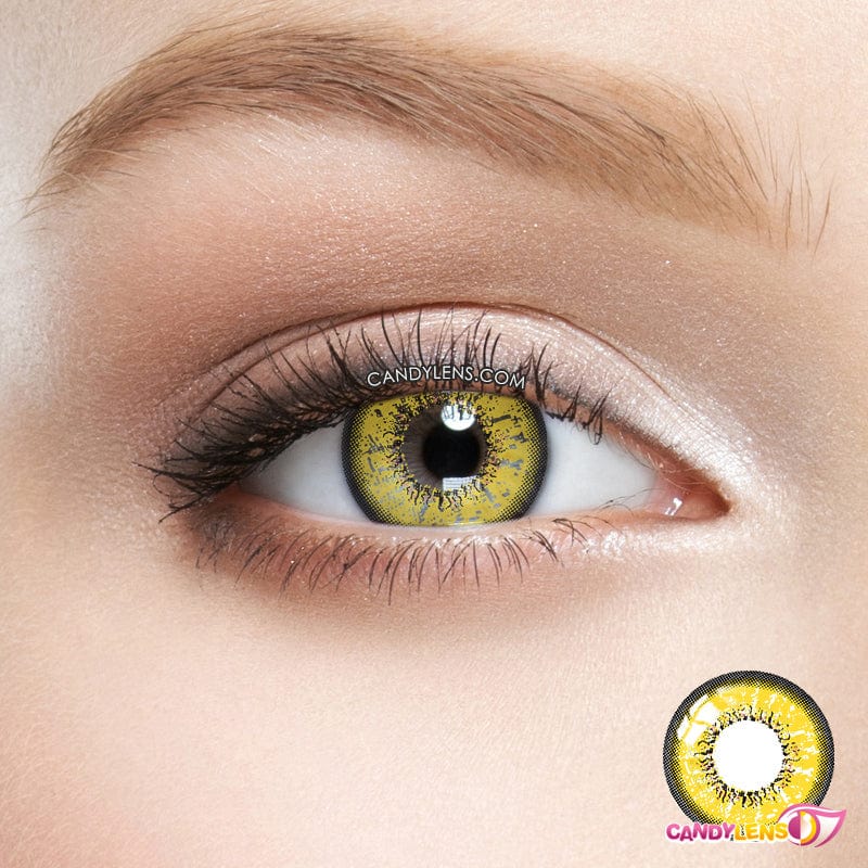 Vega Storm Yellow Cosplay Contacts