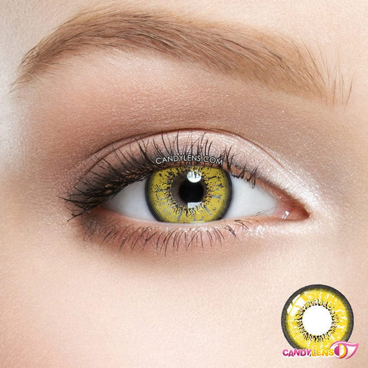 Vega Storm Yellow Cosplay Contacts