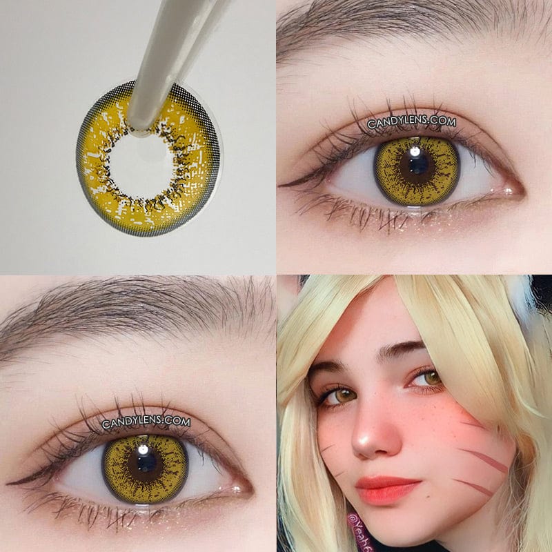 Vega Storm Yellow Cosplay Contacts