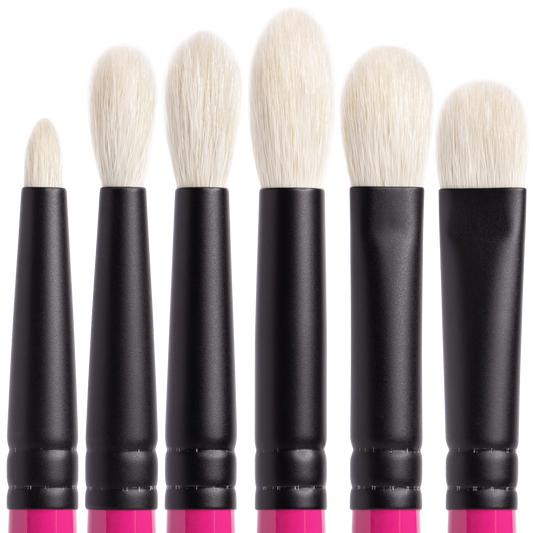 Whats Up Beauty - 6 Eyeshadow Brushes (R101, R102, R103, R104, R105, R106)